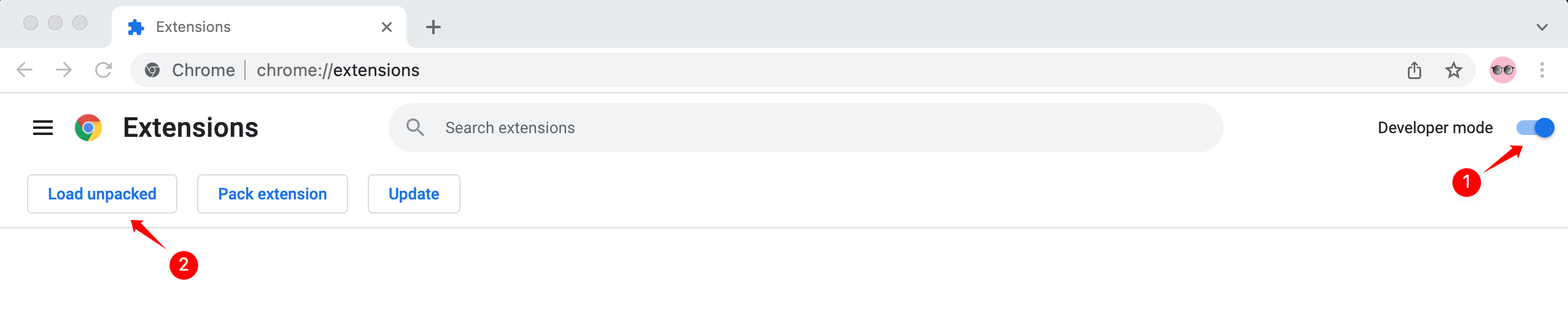 IG Hashtag Exporter chrome extension load unpacked